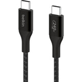 Belkin BoostCharge USB-C to USB-C Cable (Black, 1 meter, 240W)
