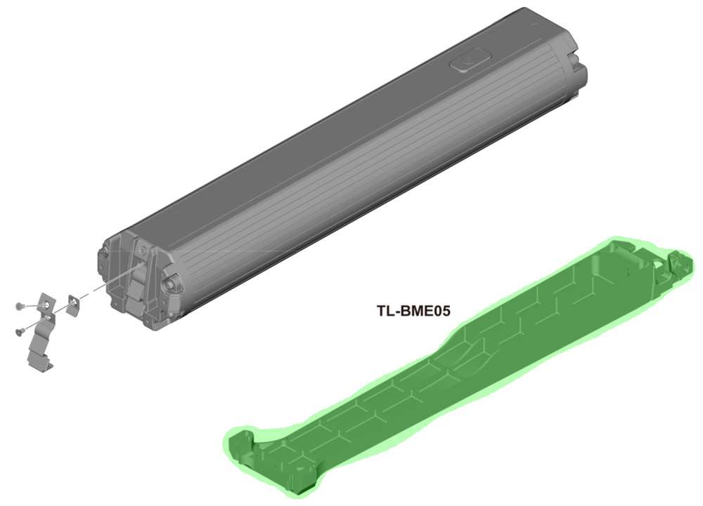 Shimano tl-bme05 template for steps battery holder bm-e8030 e8031