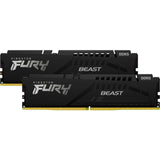 Kingston Fury 16 GB DDR5-5600 (2x 8 GB) RAM Kit (Black, KF556C36BBEK2-16, Beast, EXPO)