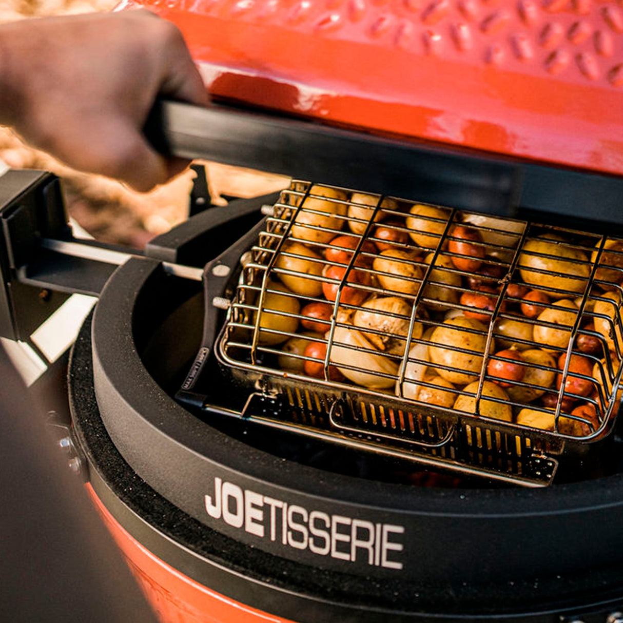 Kamado Joe Joetisserie basket set grill basket