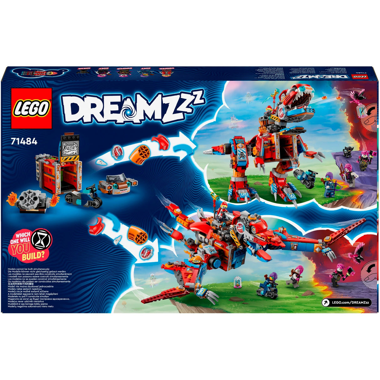 Lego dreamzzz 71484 coopers robot dinoszaurusz c. rex
