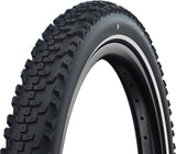 Schwalbe smart sam cargo - kablet - addix e - super forsvar - 20x2,35 - sort + refleks