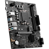 Msi Pro H610M-E DDR4 Socket 1700 Motherboard (black, GB-LAN, sound, µATX)