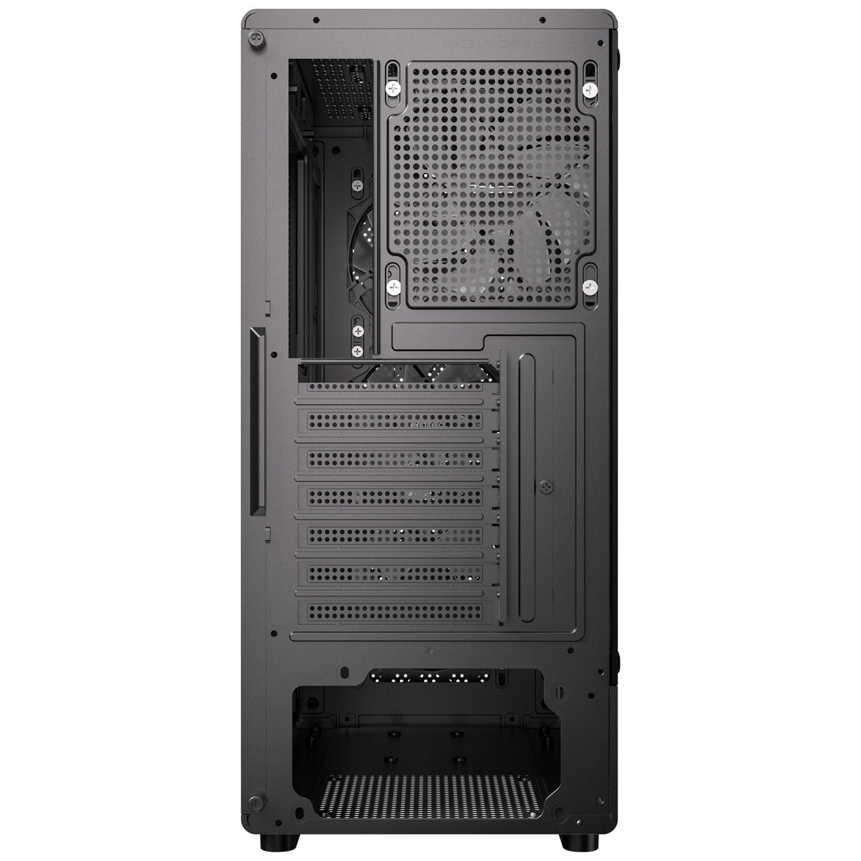 Caixa de torre midi Antec vx320 argb (preta | 3x usb-a | vidro temperado)