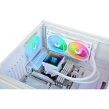 Thermaltake TH240-S V3 ARGB Sync AIO Liquid Cooler - Snow Edition Water Cooling (White)