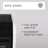 Mill jemný vzduch wifi olejový radiátor oil2000wifi3 black