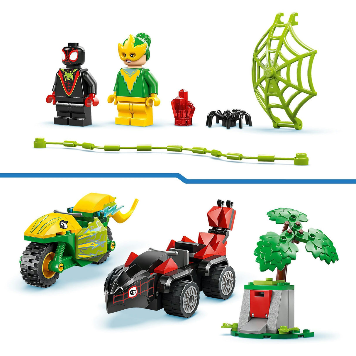Lego spidey 11198 spider and electro chase with dinosaur vehicles