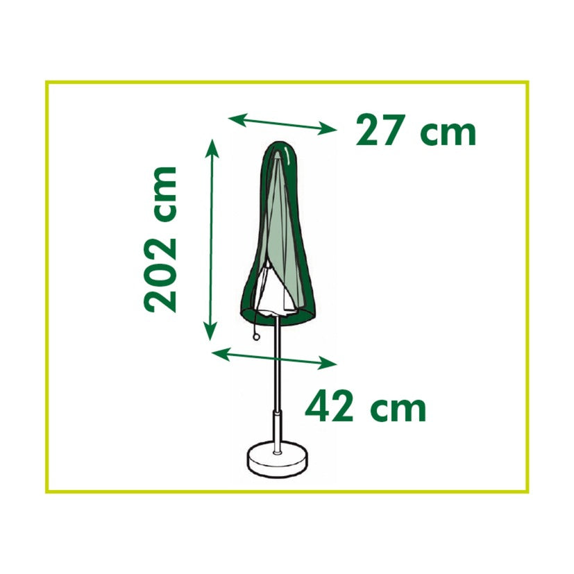 Naturgartenmöbelabdeckung für stehende Parasol (klein)