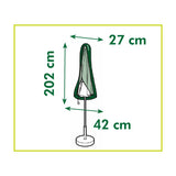 Naturgartenmöbelabdeckung für stehende Parasol (klein)