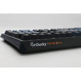 Ducky One 3 Pro, gaming keyboard (black, US layout, Cherry MX2A Speed Silver, RGB LED, double-shot PBT, Quack Mechanics, hot-swap)