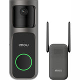 Súprava Imou doorbell 2s (čierna, 2k, úplne bezdrôtová)