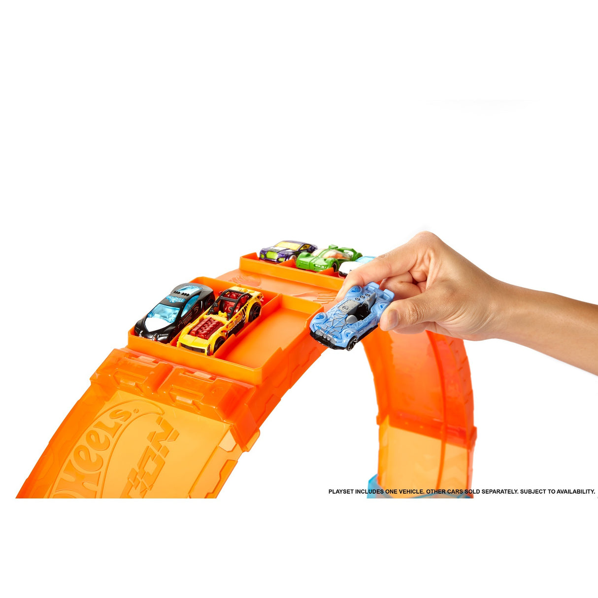 Hot Wheels Lúb Iomramh Rian phortaigh