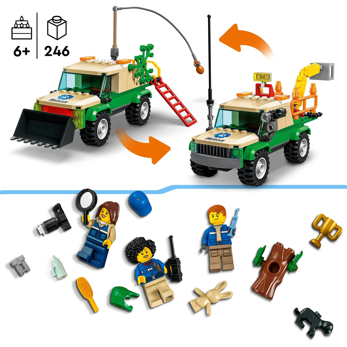 Lego City - Wild Animal Rescue Missions Building Toy (60353)