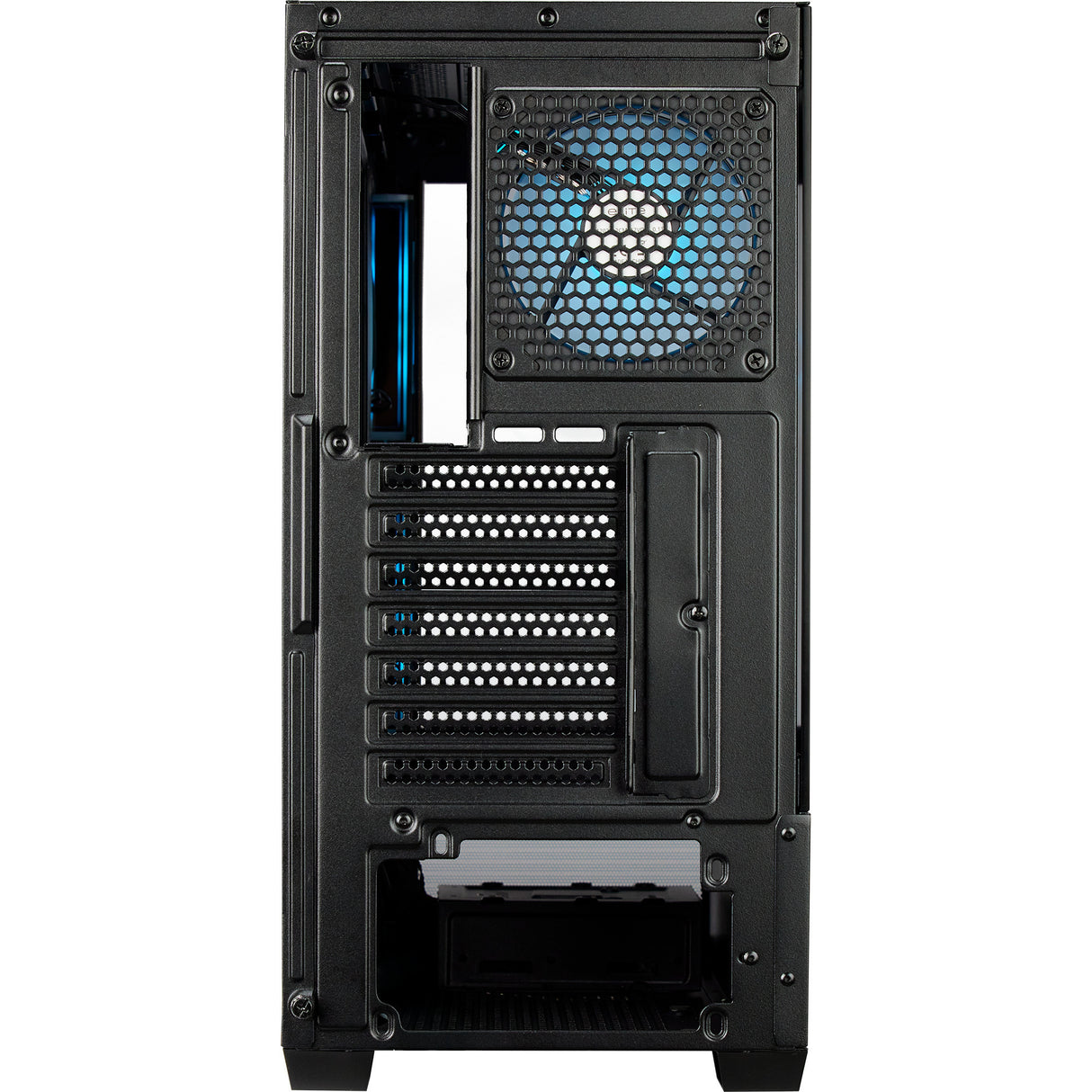 Cooler master elite 690 wood midi tower behuizing (zwart houtkleur | 2x usb-a | 1x usb-c | rgb | tempered glass)