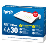 Fritz! Box 4630 Edition International Router (white red, mesh Wi-Fi, 2.5 Gbit/s)