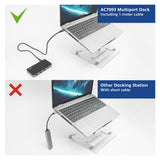 ACT Connectivity USB-C 4K MST Docking Station (black-grey)