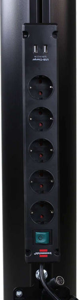 X10 multiple socket outlet with usb incl. mounting profile
