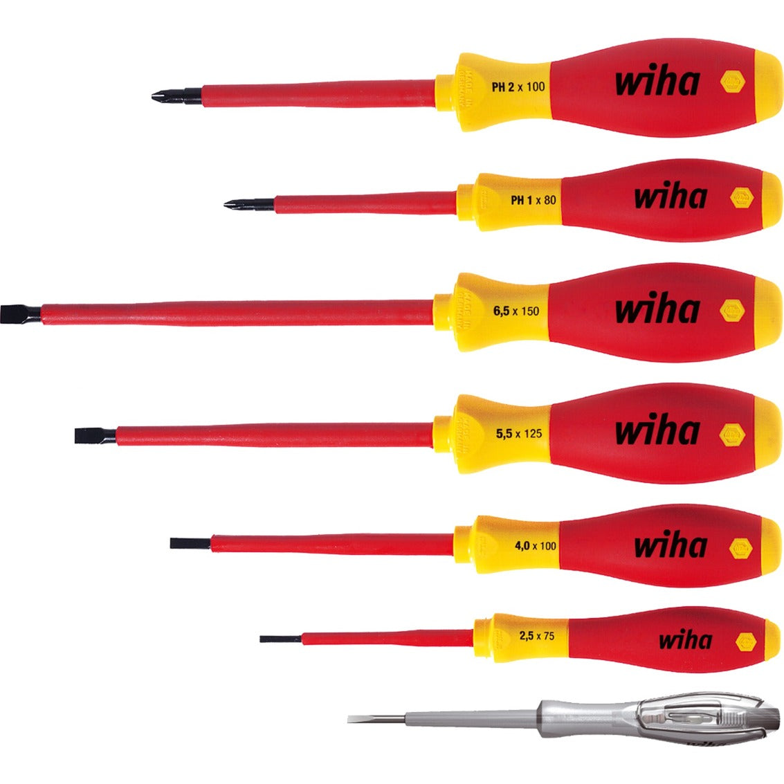 Wiha skruvmejsel set softfinish elektrisk