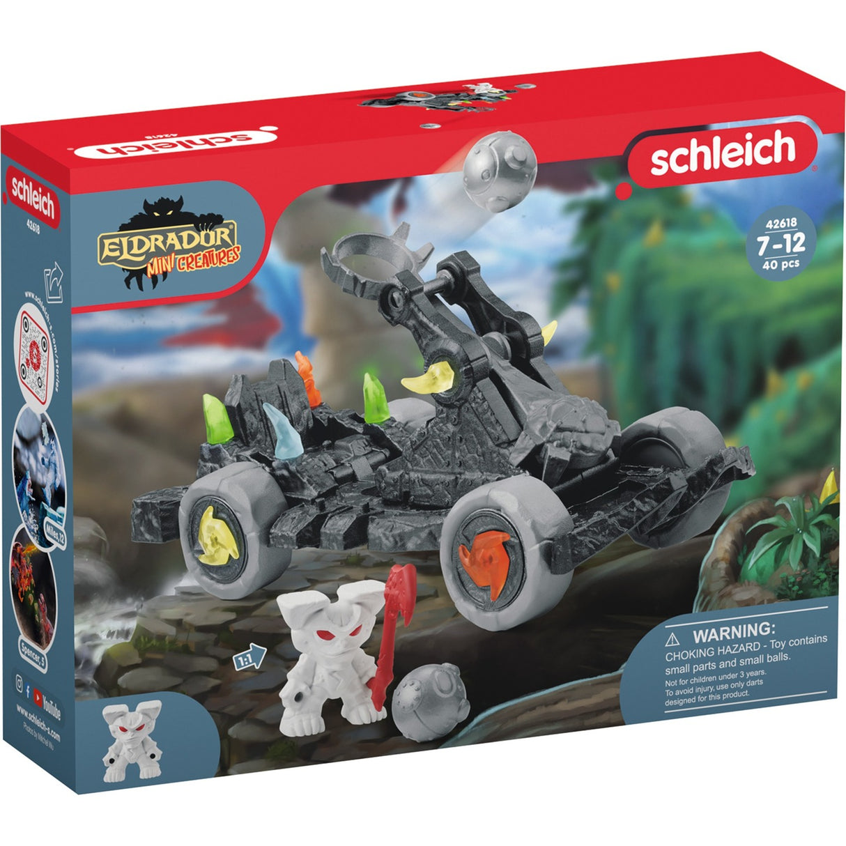 Schleich Eldrador Catapult with Mini Creature