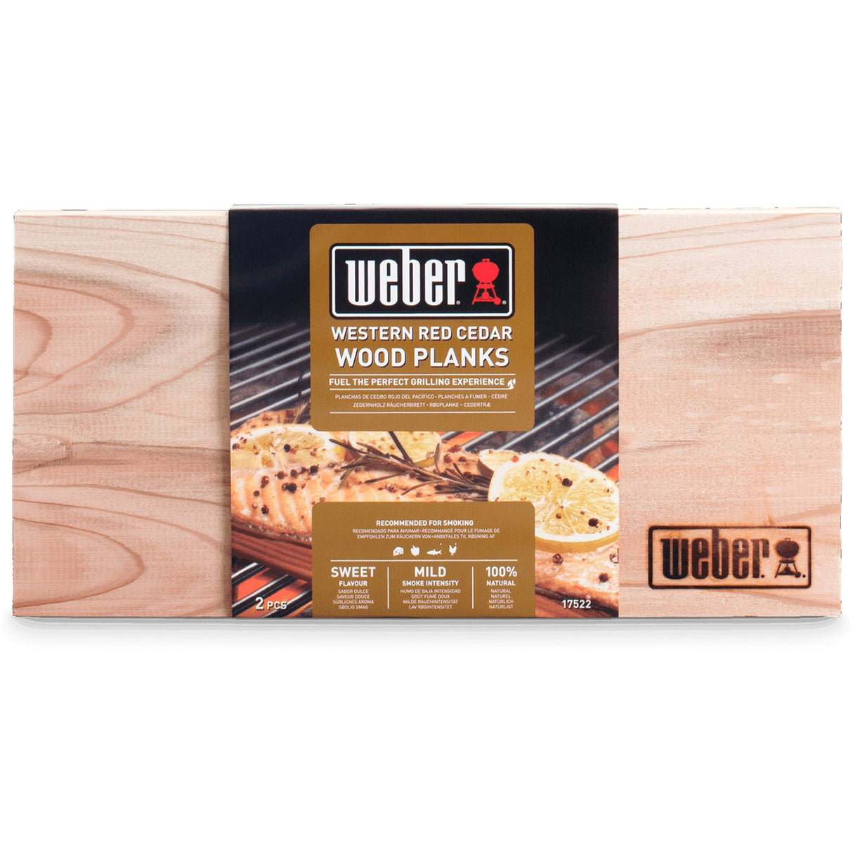 Weber westlech rout Cedar Holz Pläcker kleng