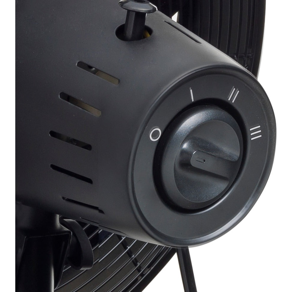 Bestron DFS45WB Design Pedestal Fan (Black Wood Color, Ø 45 cm | Stylish Wood Design)
