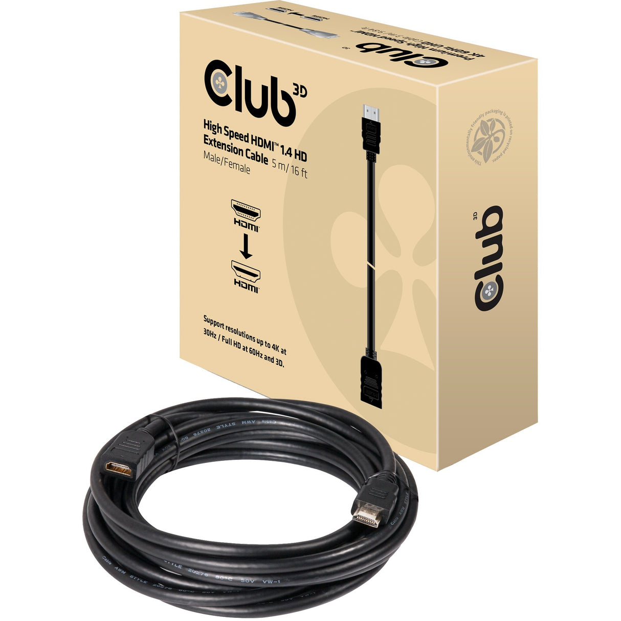 Club 3D vysokorychlostní HDMI 1,4 HD