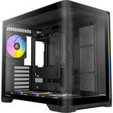 Caixa de torre midi argb curva Antec c5 (preta | 2x USB-A | 1x USB-C | vidro temperado)