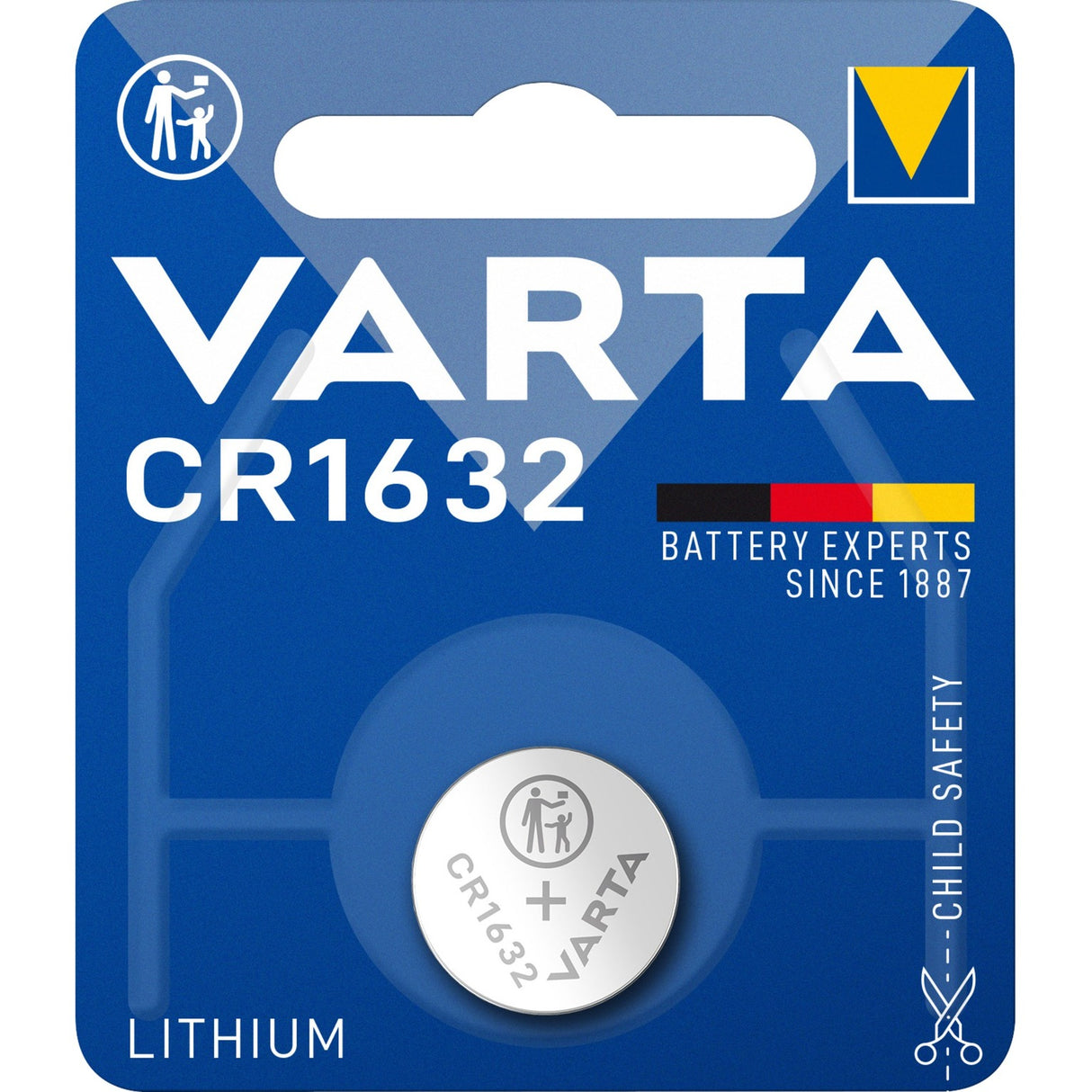 Varta knoopcel batterij 3v cr1632