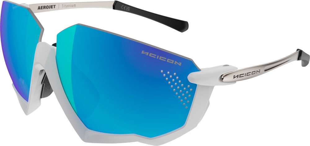 Scicon aerojet titanium (multimirror blue + rain clear) - sports glasses