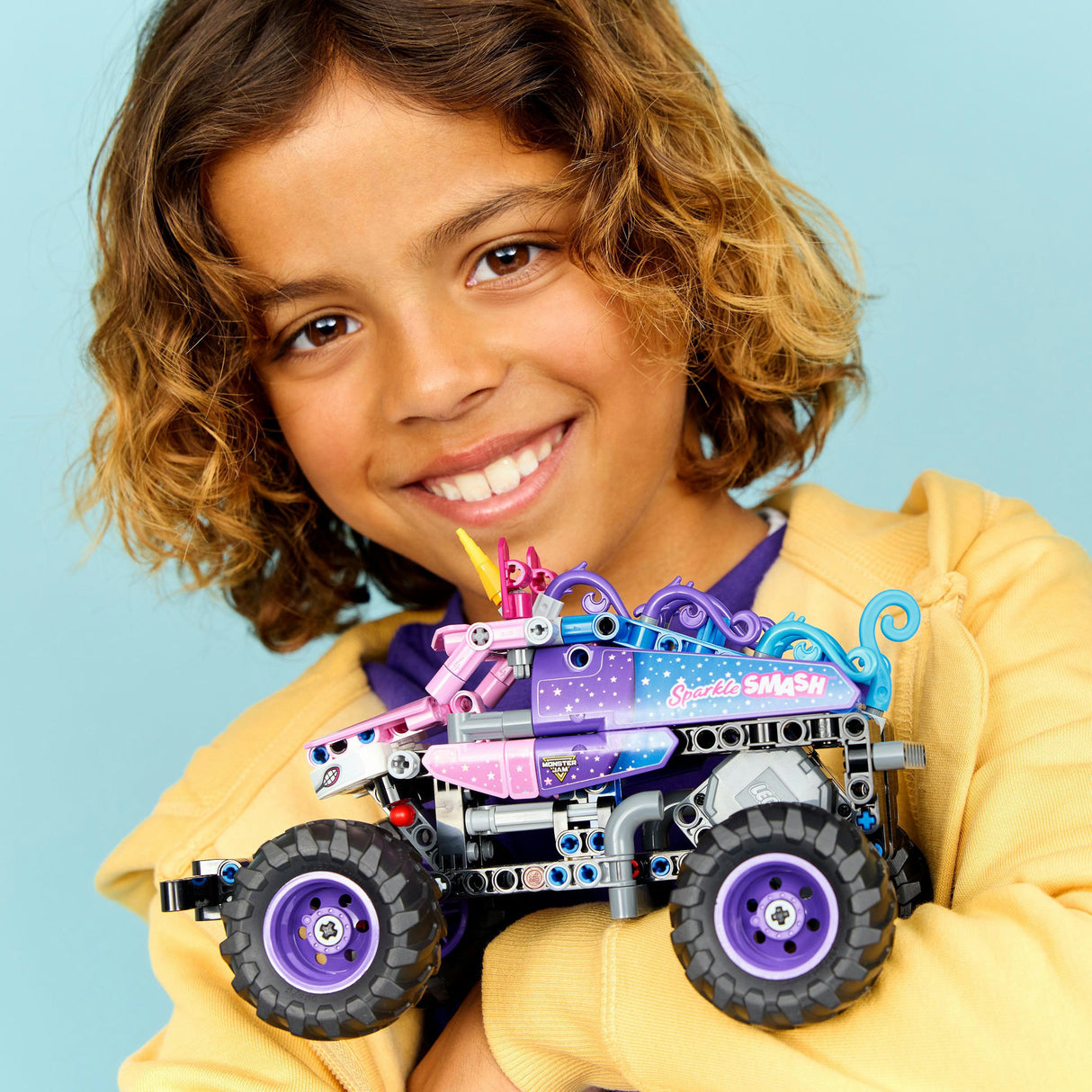 Lego Technic 42220 Monster Jam Sparkle Smash Tirar hacia atrás
