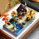 Lego icônes 11372 jardin d'automne avec chalet
