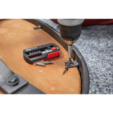 Wiha bit set flip selector standard 25 mm (black red, Torx® 13-piece 1 4 c6,3 with belt clip)