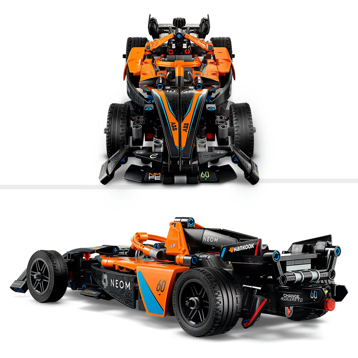 Lego technic 42169 neom mclaren formula e versenyautó