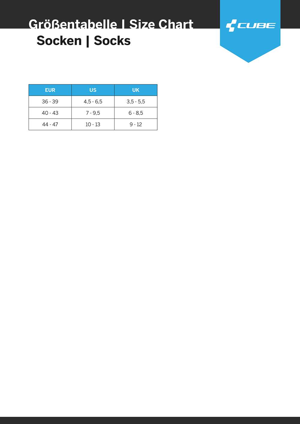 Cube high cut mtb x actionteam - mtb socks