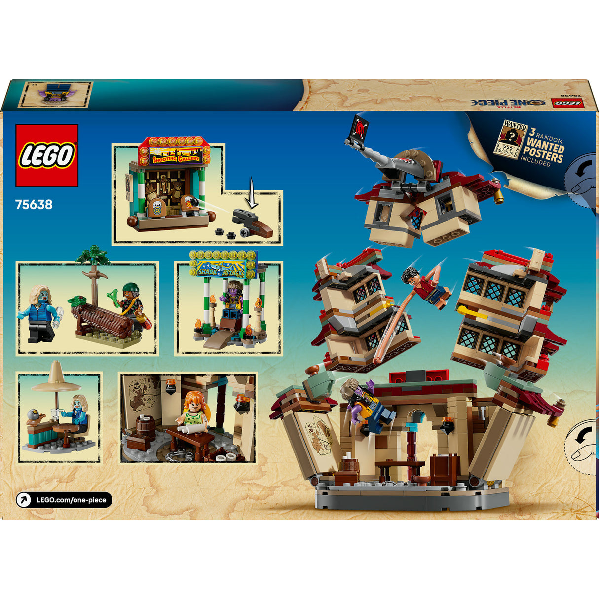 Lego one piece 75638 la batalla en el parque arlong