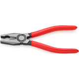 Knipex Combination Pliers black atramentized with plastic coated handles 180 mm - 0301180