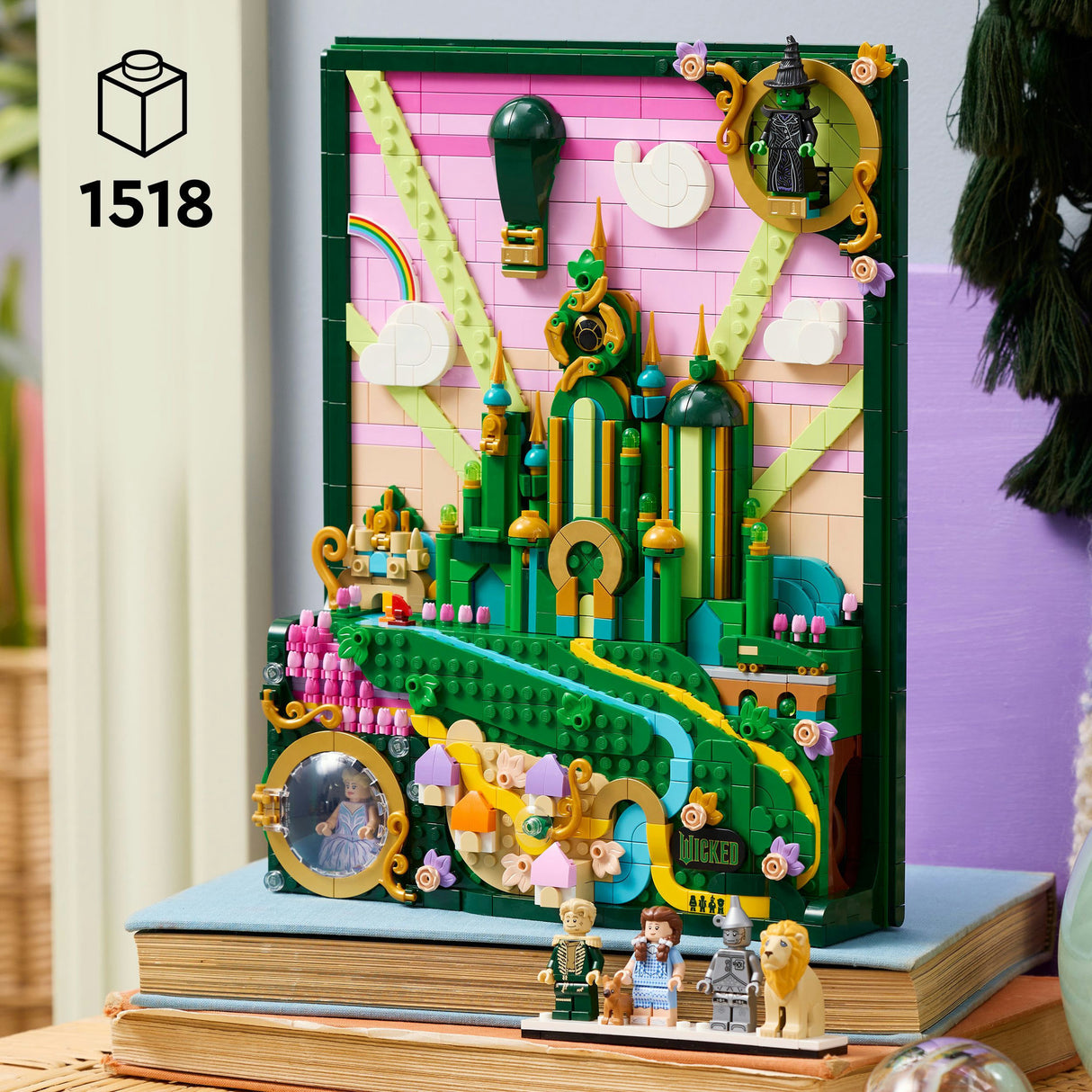 Lego 75685 wicked emerald city wall art