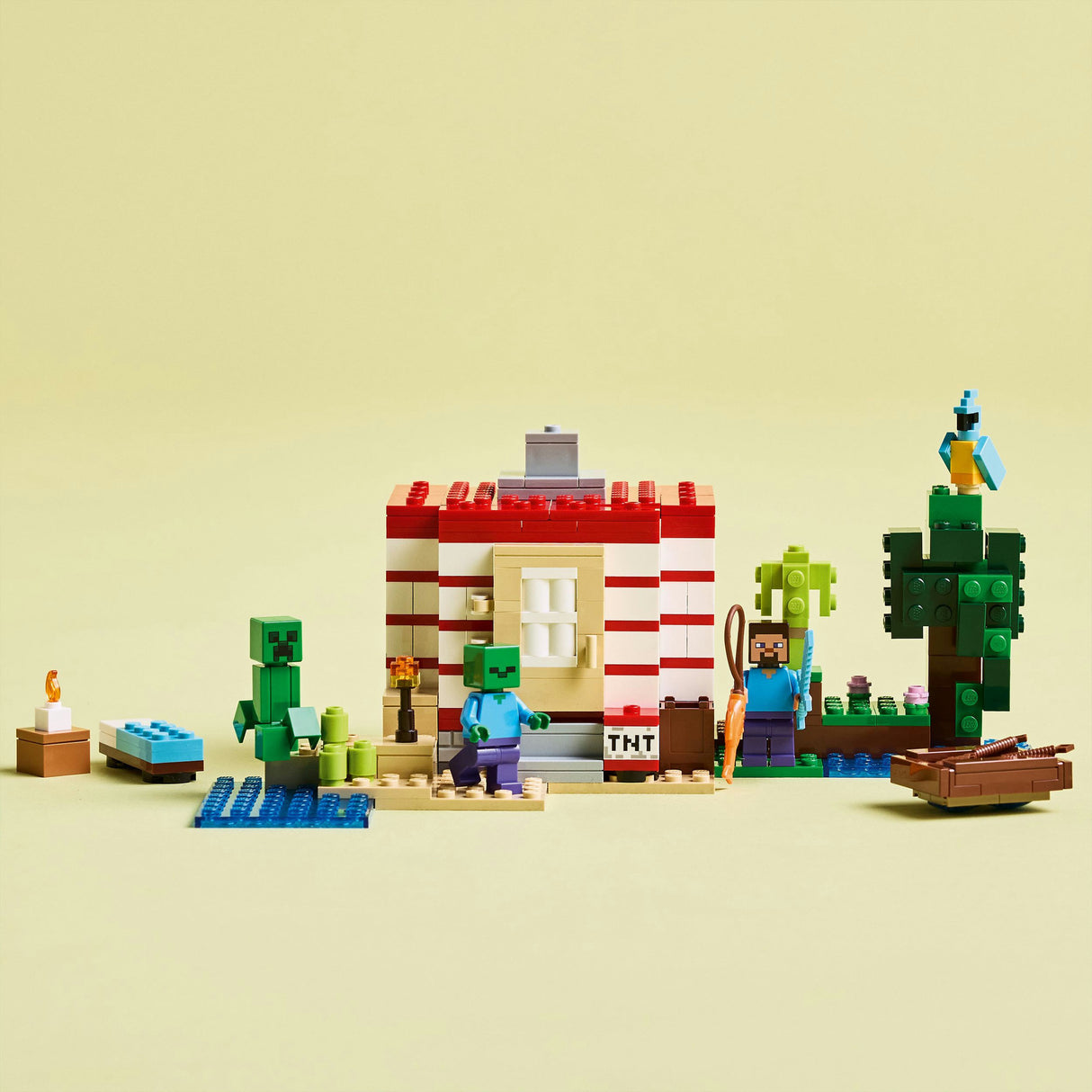Lego minecraft 21275 la maison de la jungle TNT