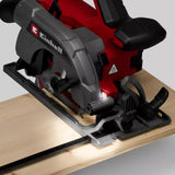 Einhell accucirkelzaag te-cs 18 150-2 li - solo handcirkelzaag (rood zwart, power x-change, accu en oplader niet inbegrepen)