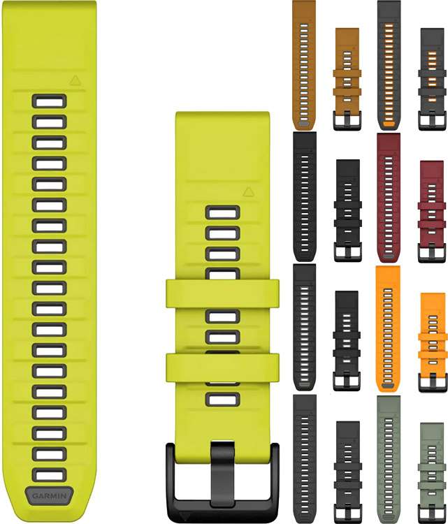 Garmin fenix 8 7 6 quickfit™ silicone strap 22mm