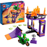 Stuntz da cidade de Lego Dunken com Stuntbaan 60359