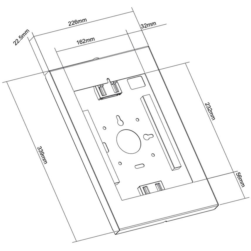 Neomounts WL15-650WH1 sieninis planšetės laikiklis