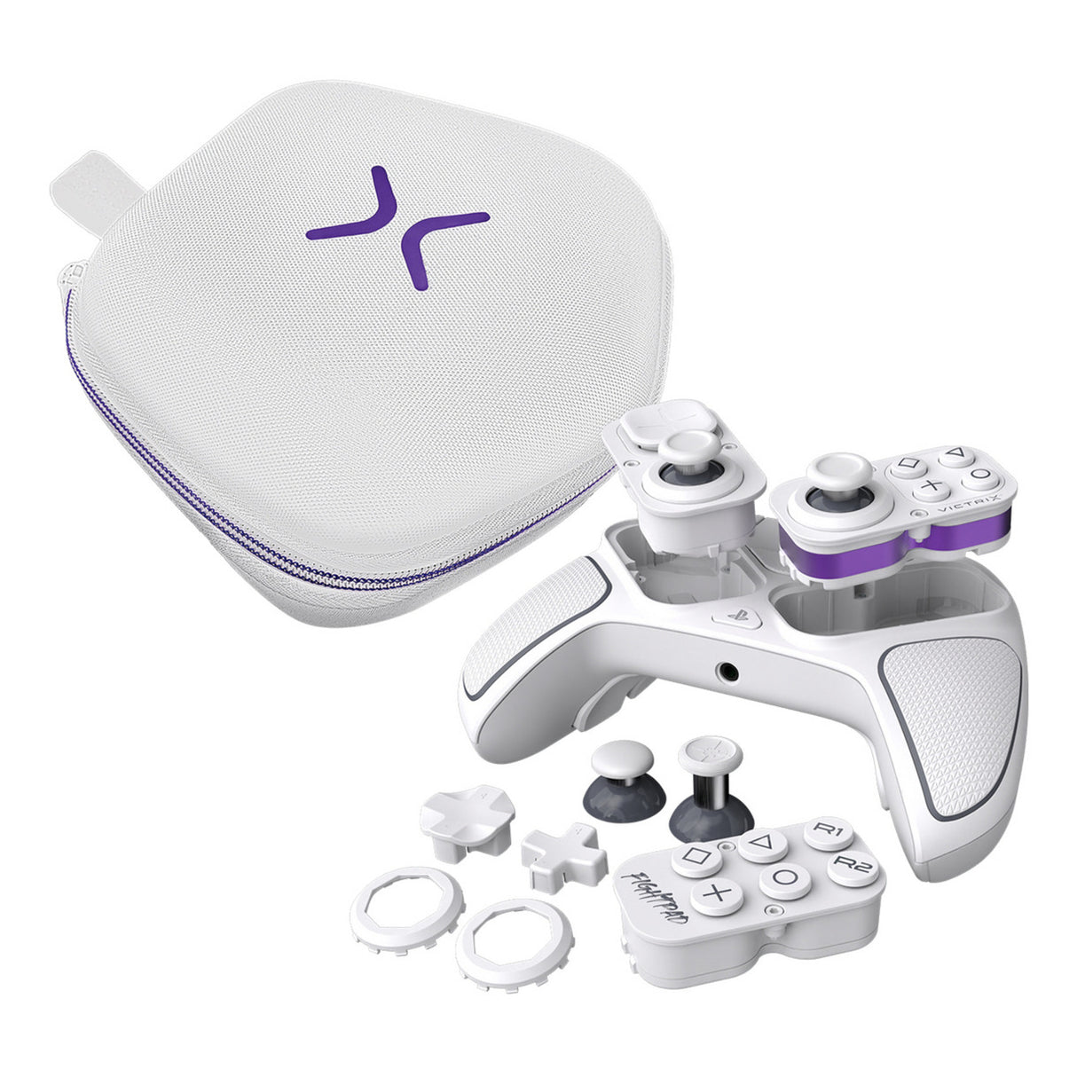 Turtle Beach victrix pro bfg Wireless Controller (wäiss, Playstation 5, Playstation 4, PC)