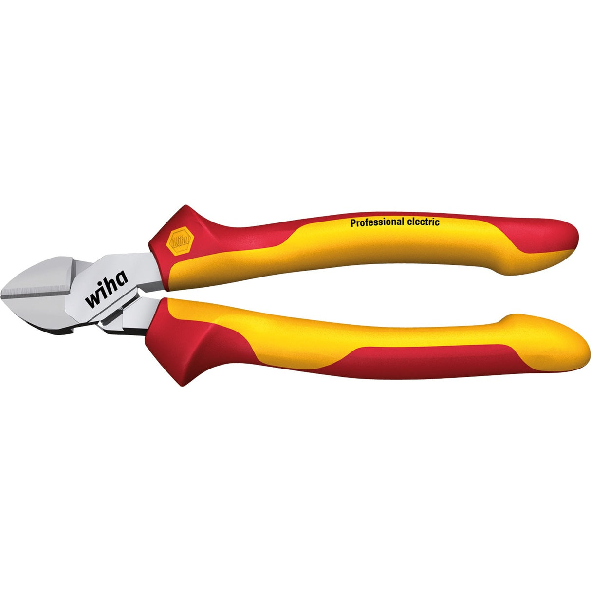 Wiha Professional Electric Diagonal Cutter with DynamicJoint (Red Yellow)