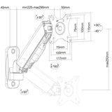 Neomunts vum Newstar WL70-440B11 TV Mauer Stoff