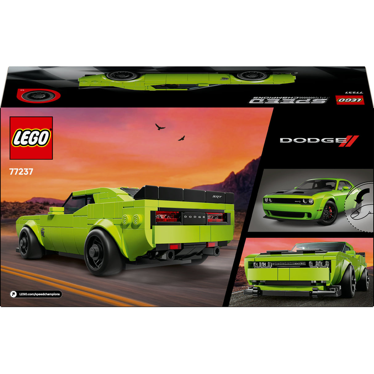 Lego Speed Champions 77237 Dodge Challenger SRT Hellcat sportbil