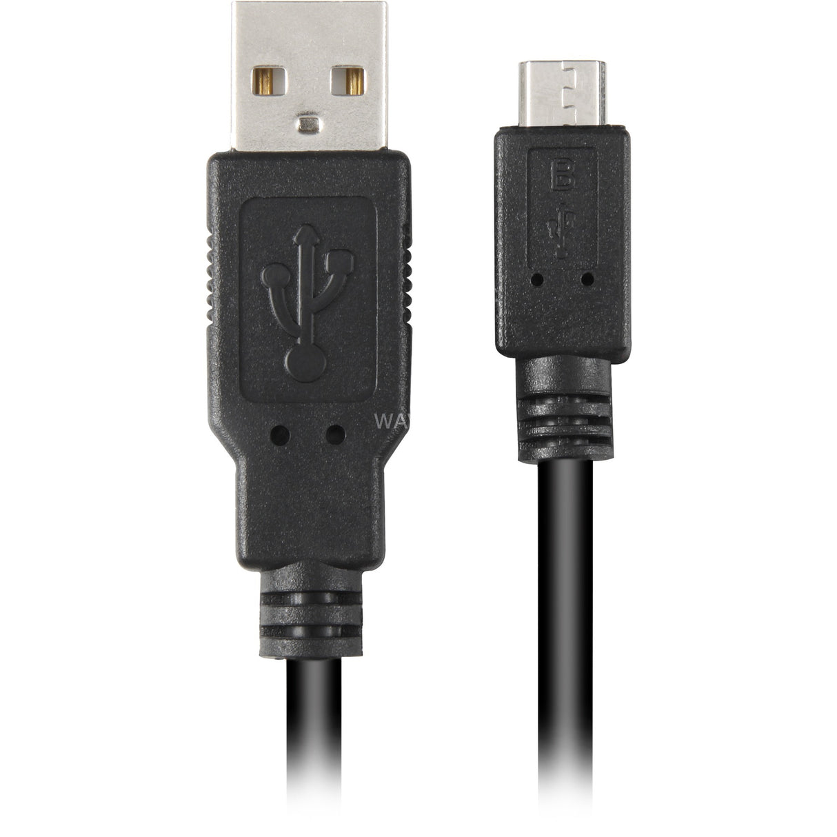 Sharkoon USB-A 2.0 > mikro USB-B laidas (juodas, 0,5 metro)