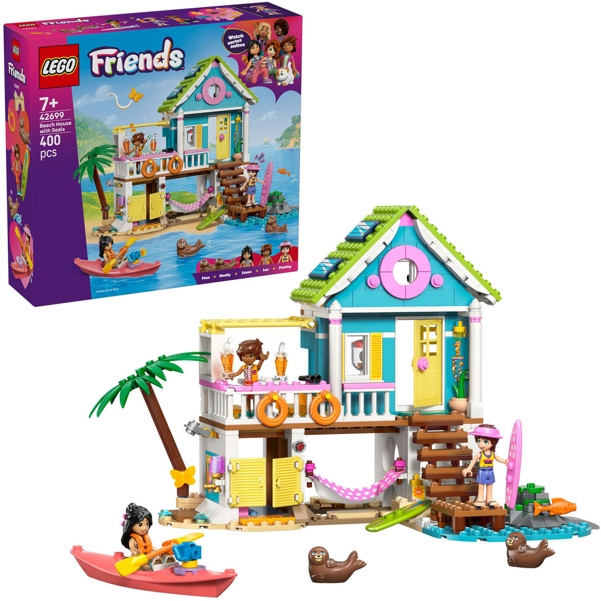 Plážový domek Lego friends 42699 s tuleni