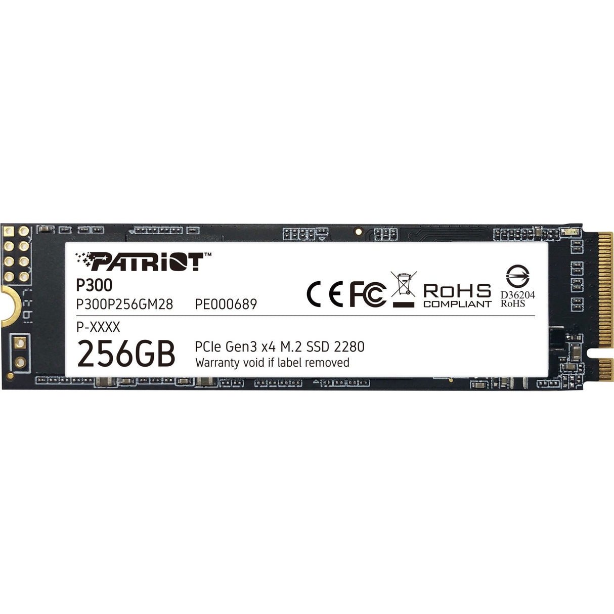 Patriot P300 256 GB SSD (P300P256GM28, PCIe 3.0 x4, M.2 2280)