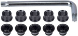 Fsa chainring screw set torx for 5-arm